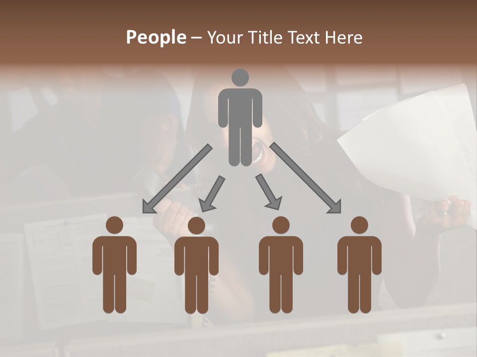 Upset Lady Crumple PowerPoint Template