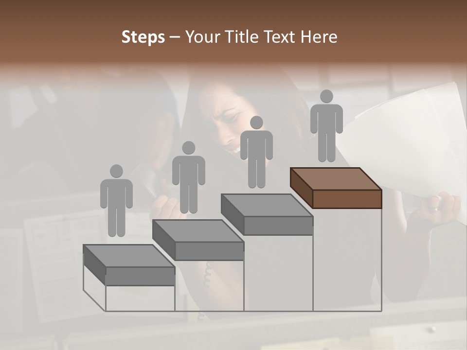 Upset Lady Crumple PowerPoint Template