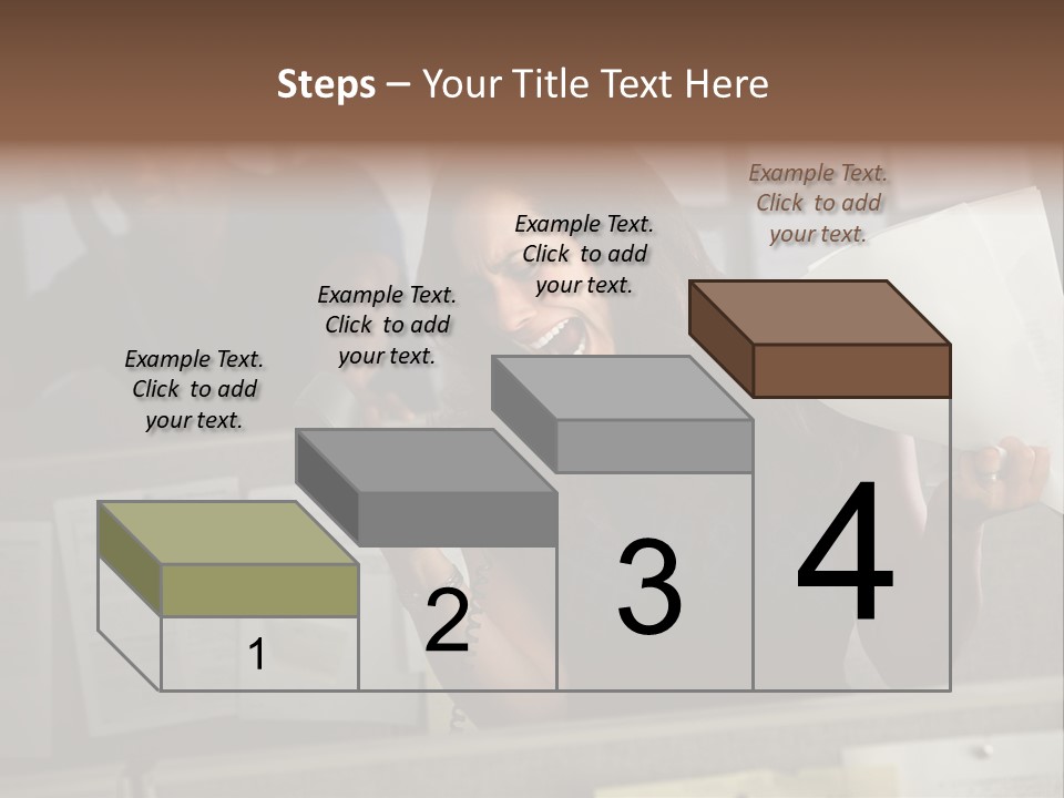 Upset Lady Crumple PowerPoint Template