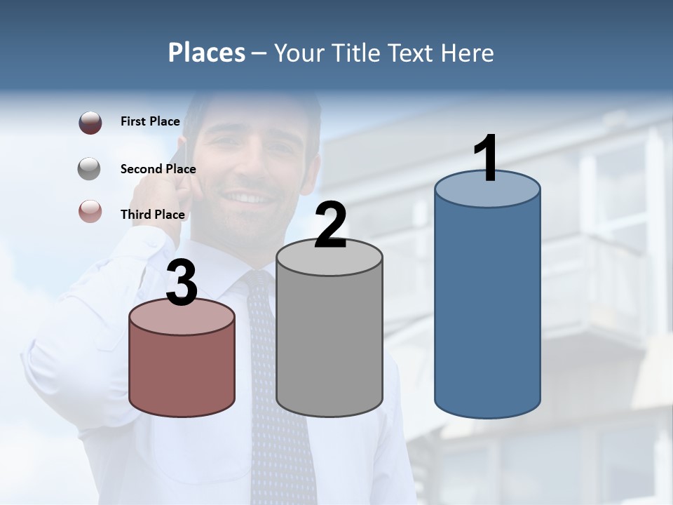 Successful Outdoors Tie PowerPoint Template