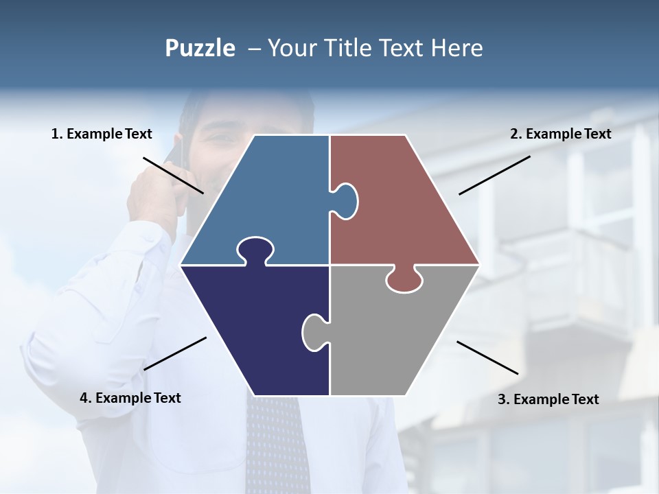 Successful Outdoors Tie PowerPoint Template