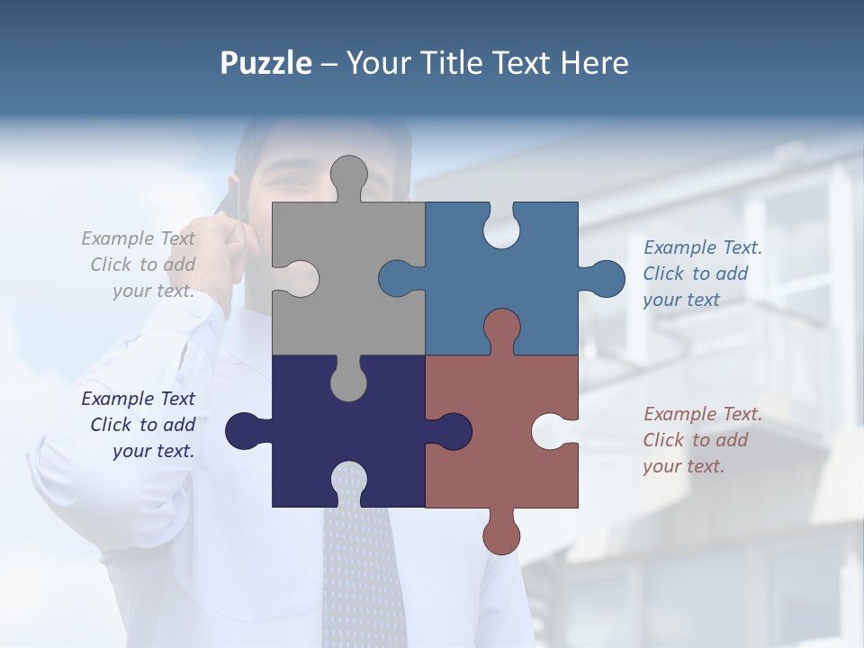 Successful Outdoors Tie PowerPoint Template