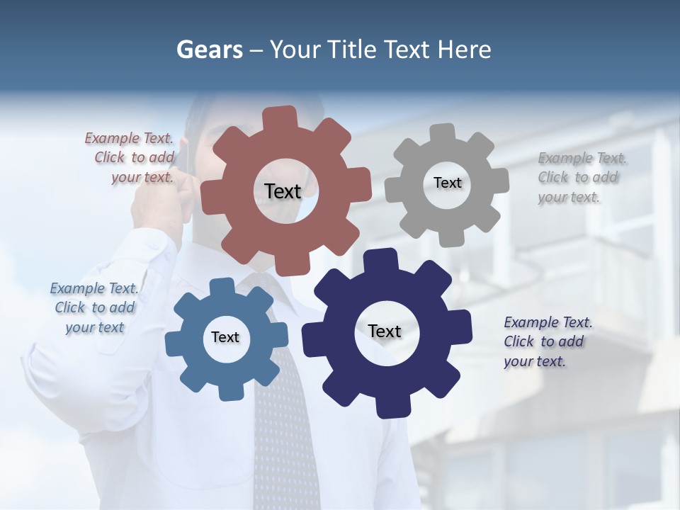 Successful Outdoors Tie PowerPoint Template