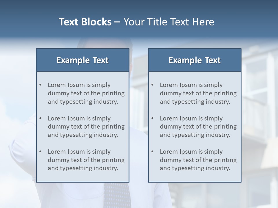 Successful Outdoors Tie PowerPoint Template