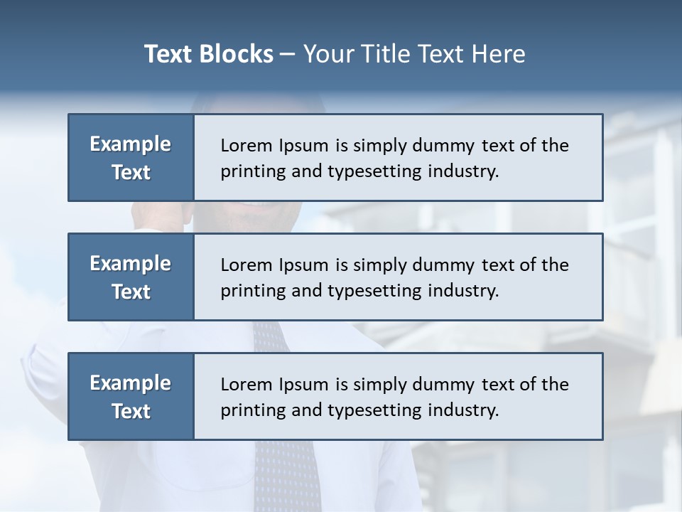 Successful Outdoors Tie PowerPoint Template