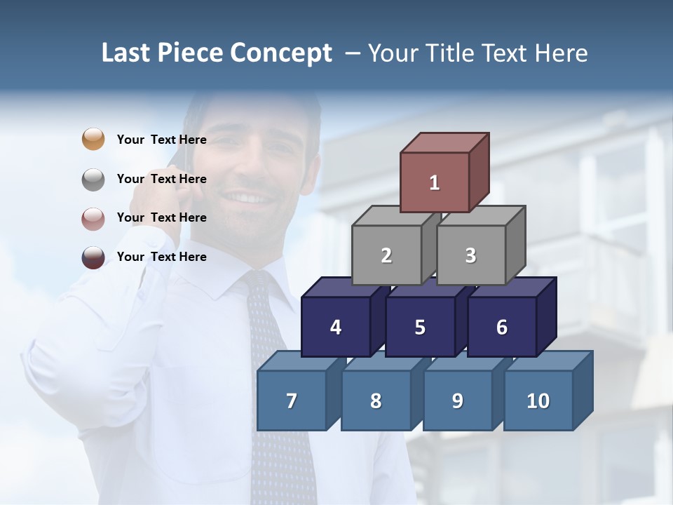 Successful Outdoors Tie PowerPoint Template