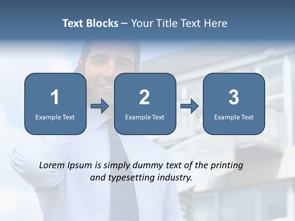 Successful Outdoors Tie PowerPoint Template
