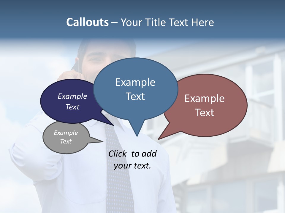 Successful Outdoors Tie PowerPoint Template