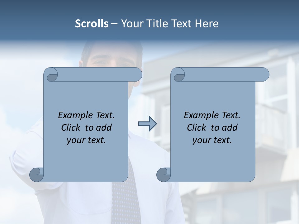 Successful Outdoors Tie PowerPoint Template