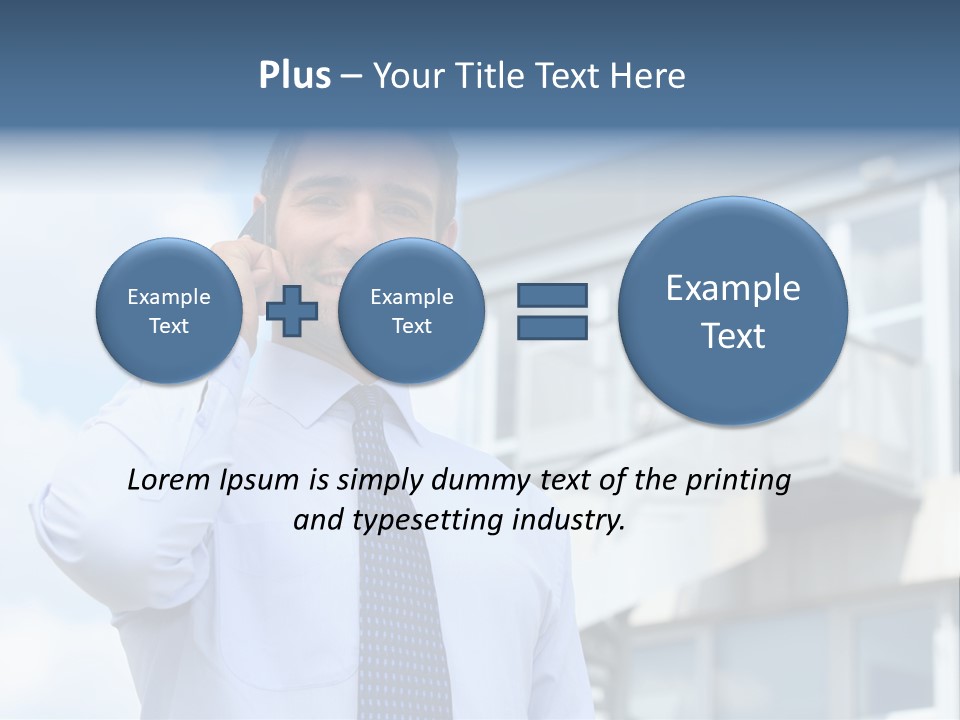 Successful Outdoors Tie PowerPoint Template