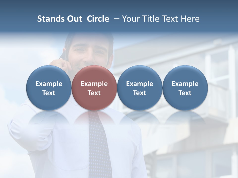 Successful Outdoors Tie PowerPoint Template