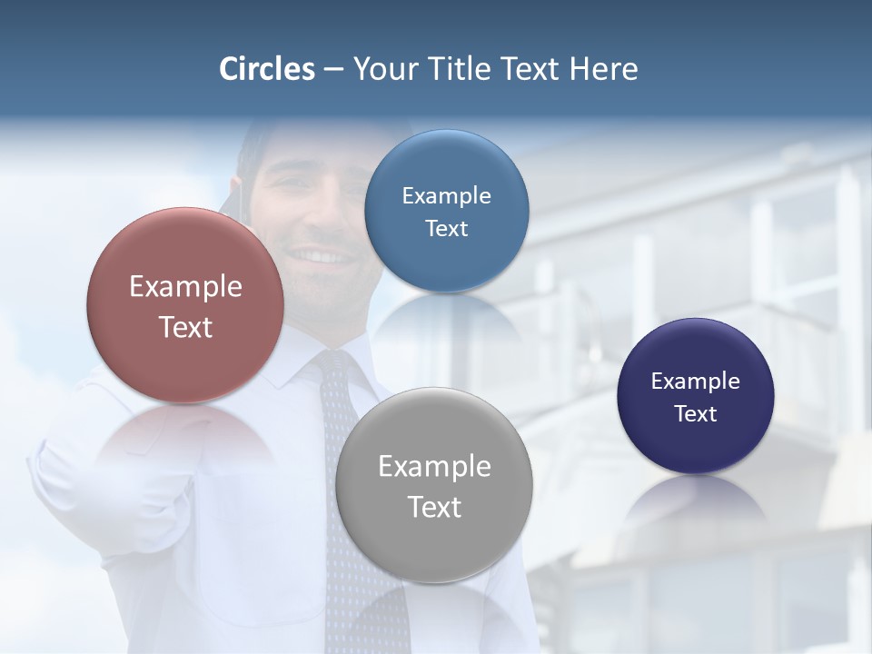 Successful Outdoors Tie PowerPoint Template