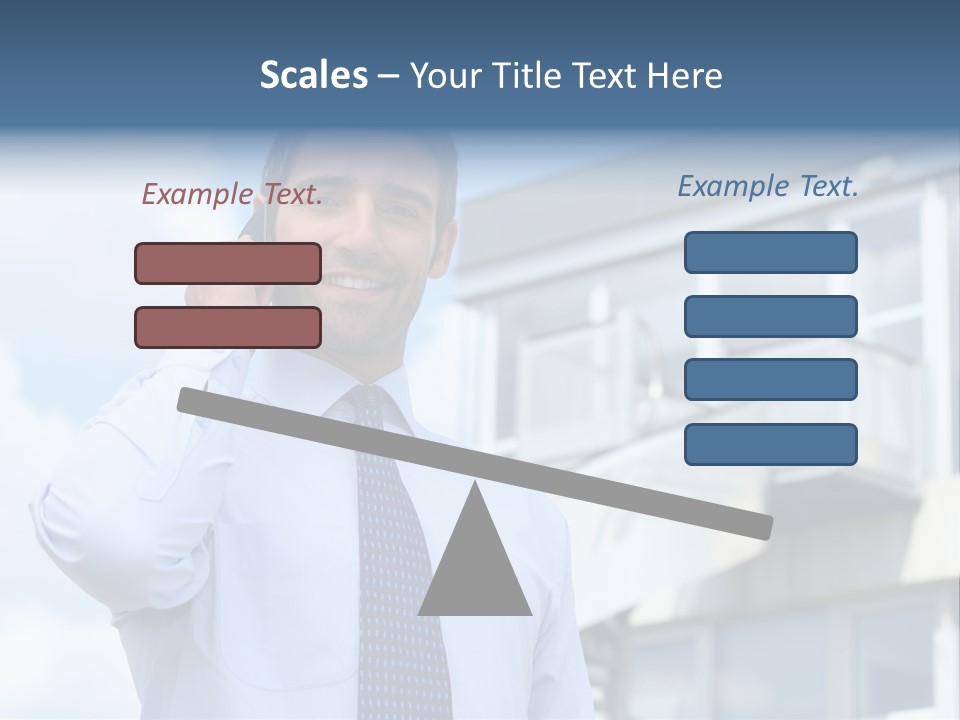 Successful Outdoors Tie PowerPoint Template