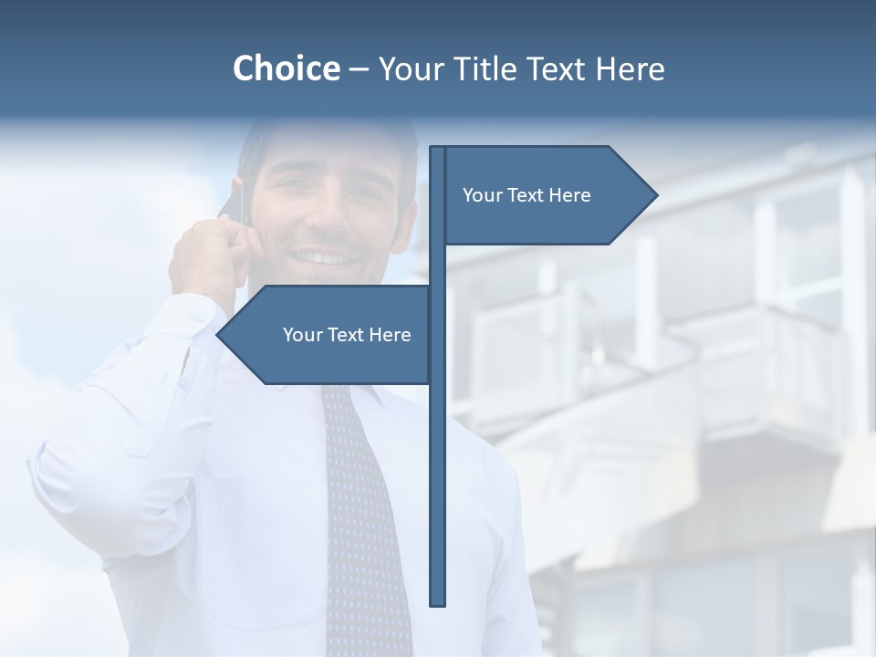 Successful Outdoors Tie PowerPoint Template