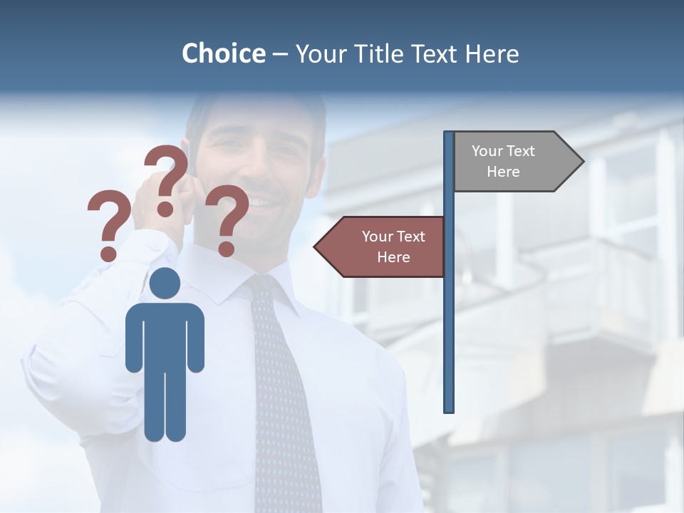 Successful Outdoors Tie PowerPoint Template