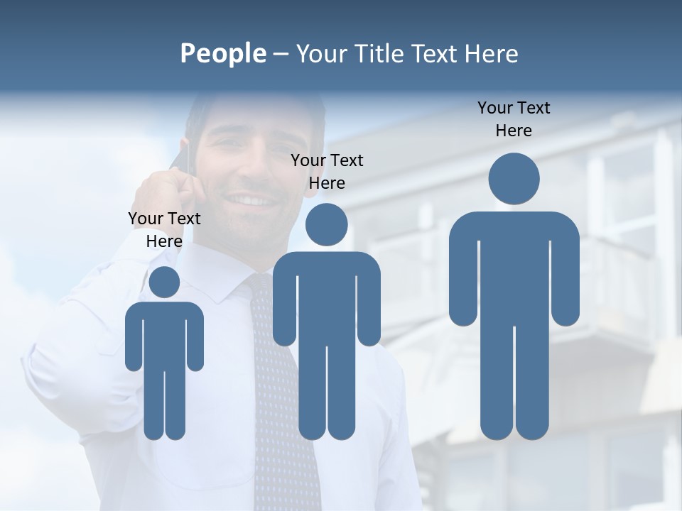 Successful Outdoors Tie PowerPoint Template