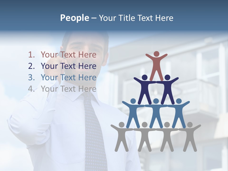 Successful Outdoors Tie PowerPoint Template