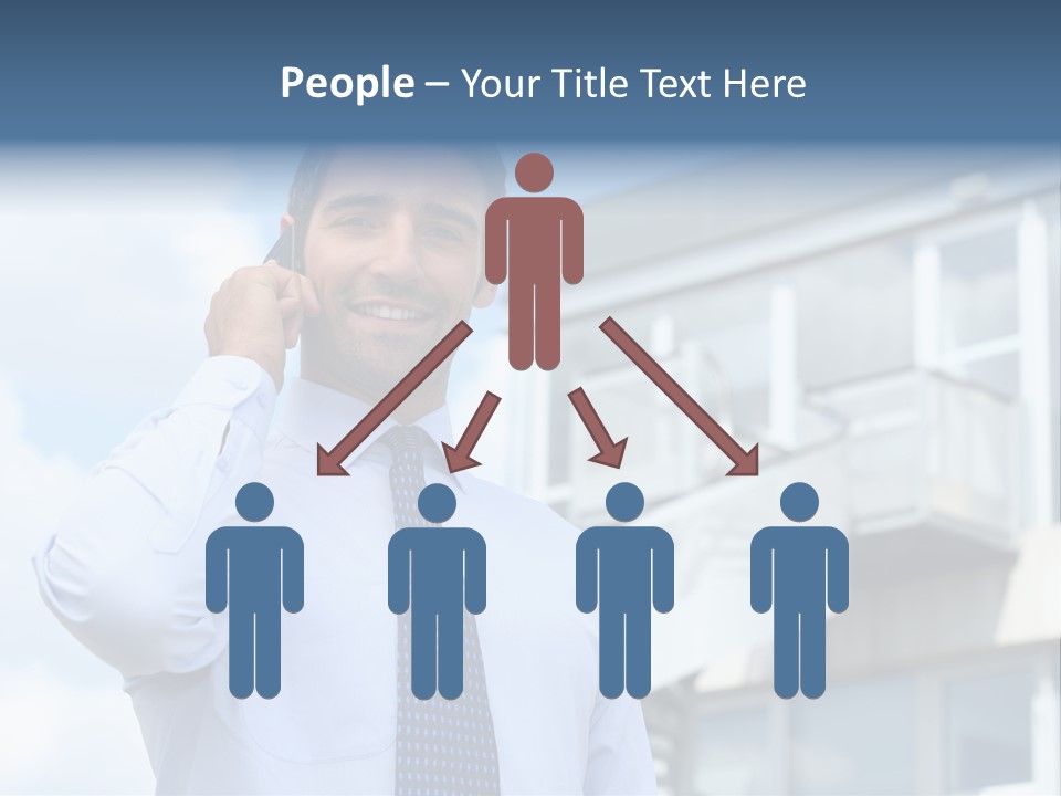 Successful Outdoors Tie PowerPoint Template