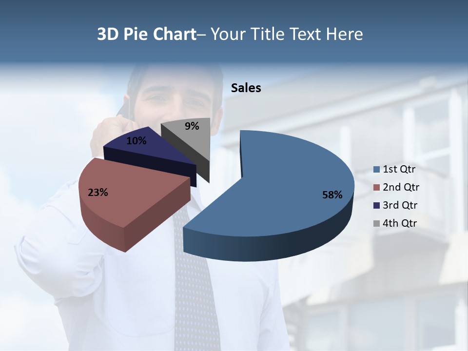 Successful Outdoors Tie PowerPoint Template