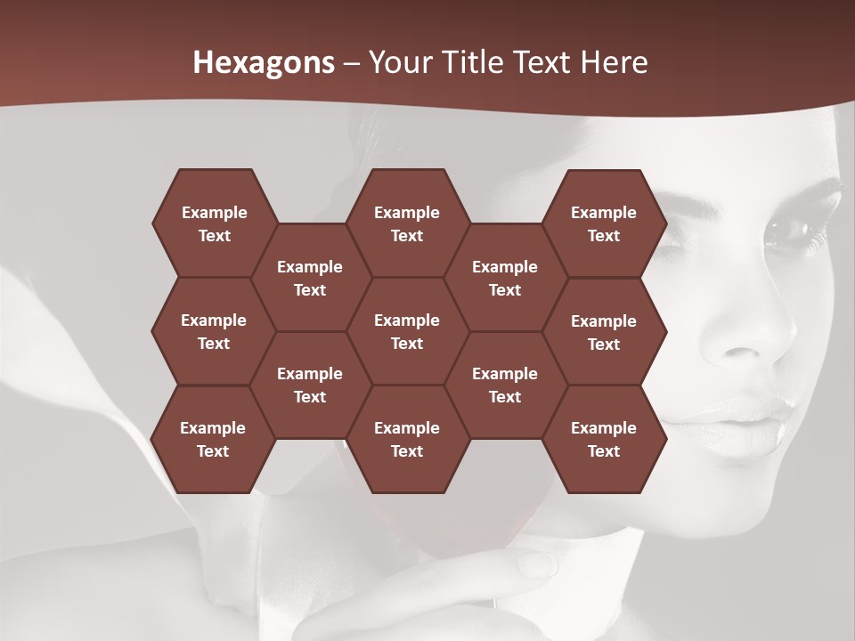 Health White Makeup PowerPoint Template