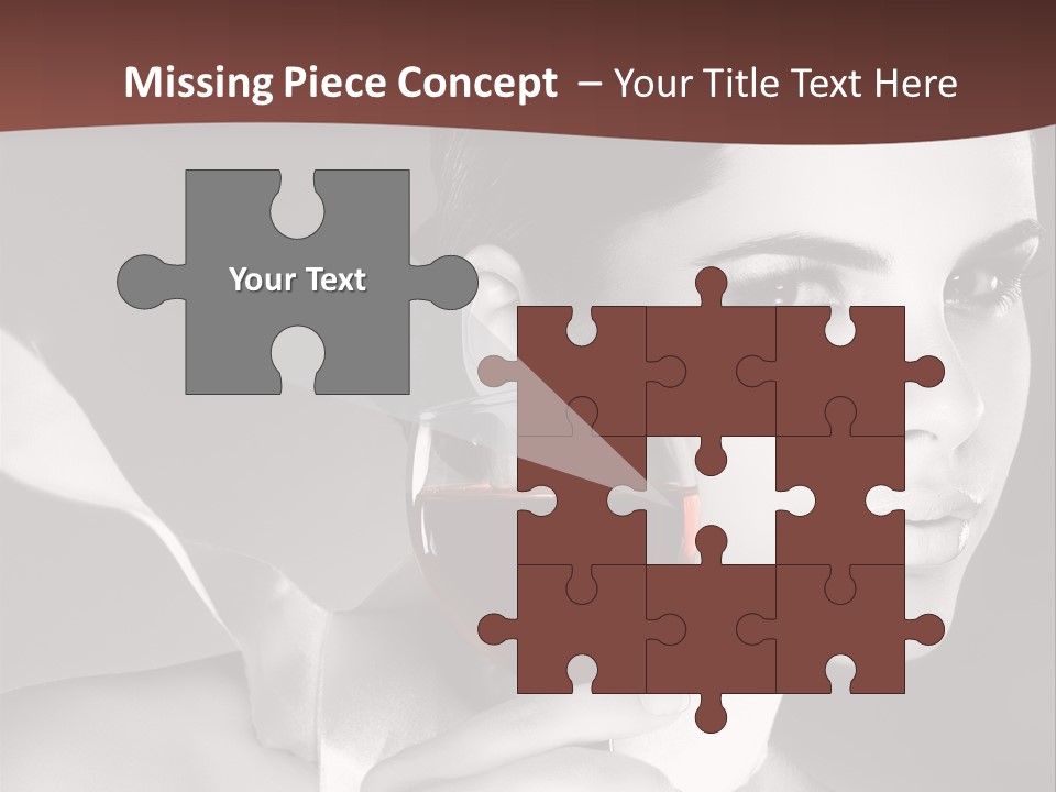 Health White Makeup PowerPoint Template