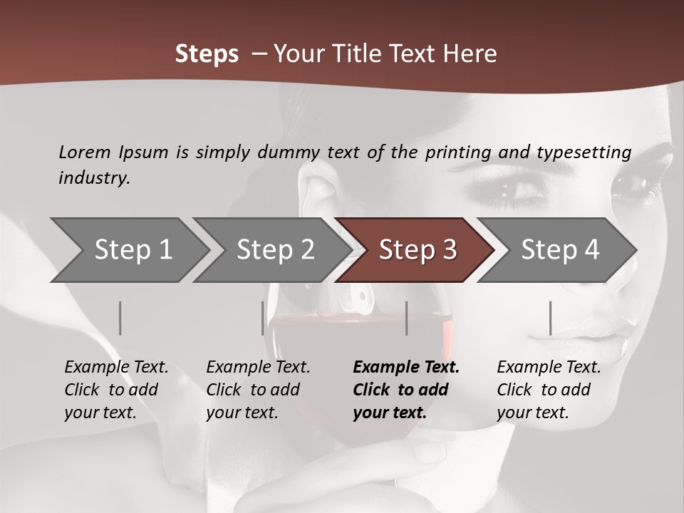 Health White Makeup PowerPoint Template