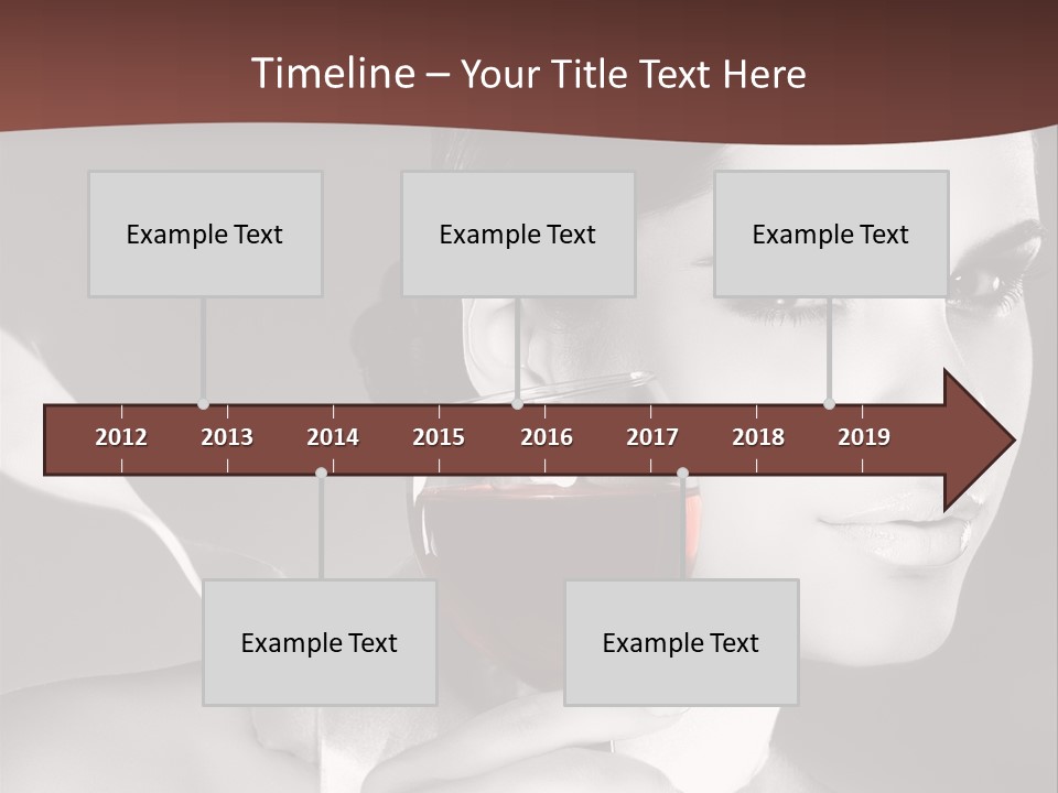 Health White Makeup PowerPoint Template