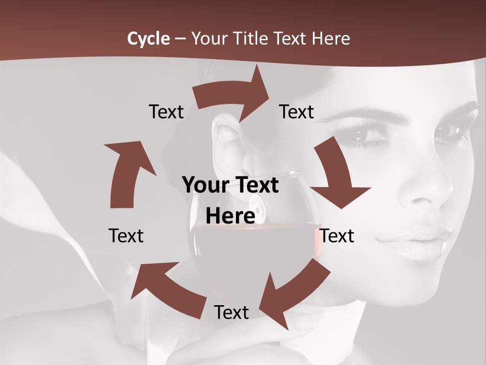 Health White Makeup PowerPoint Template