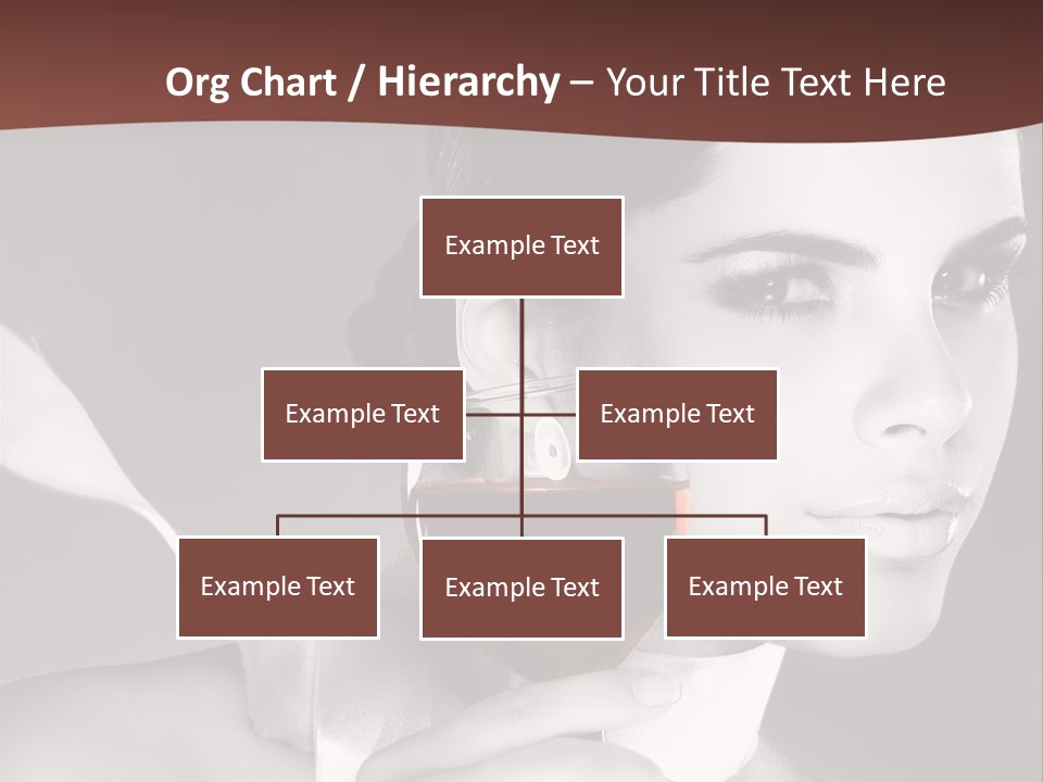 Health White Makeup PowerPoint Template