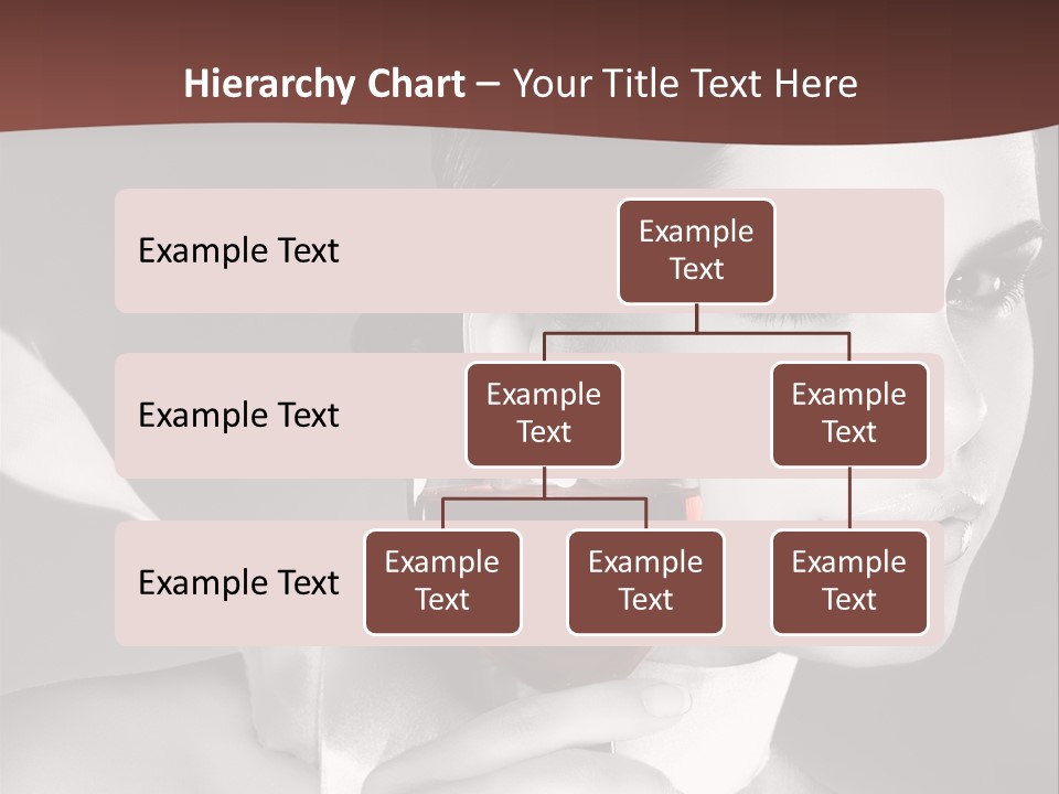 Health White Makeup PowerPoint Template