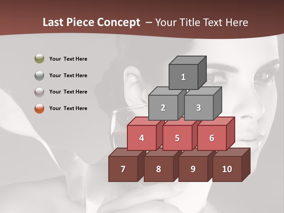 Health White Makeup PowerPoint Template