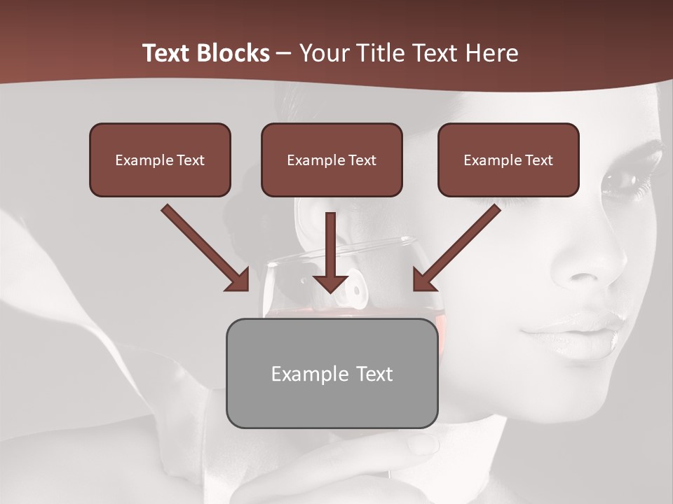 Health White Makeup PowerPoint Template