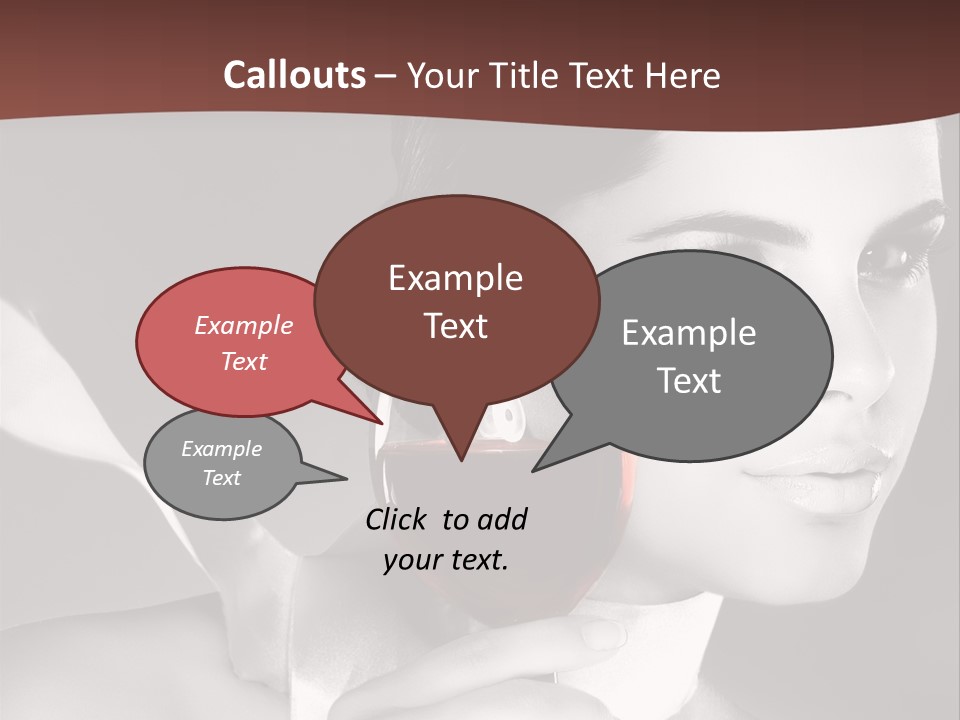 Health White Makeup PowerPoint Template