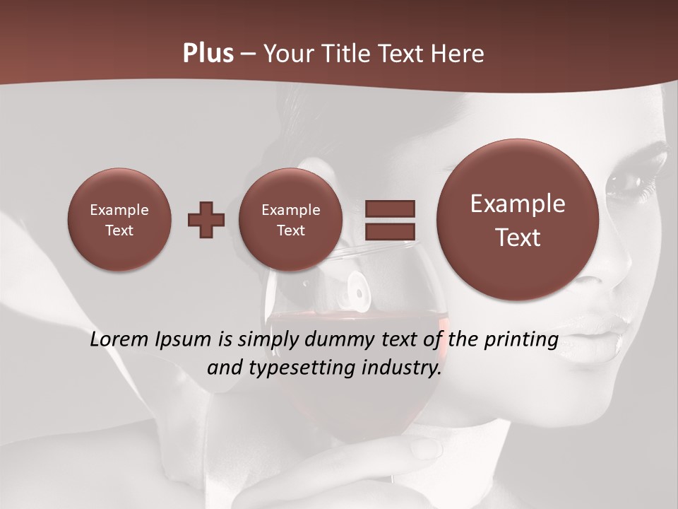 Health White Makeup PowerPoint Template