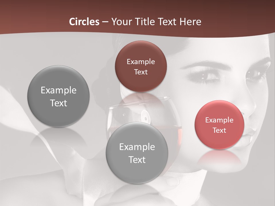 Health White Makeup PowerPoint Template