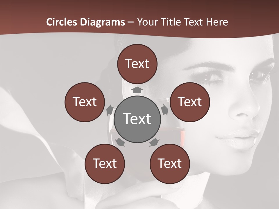 Health White Makeup PowerPoint Template