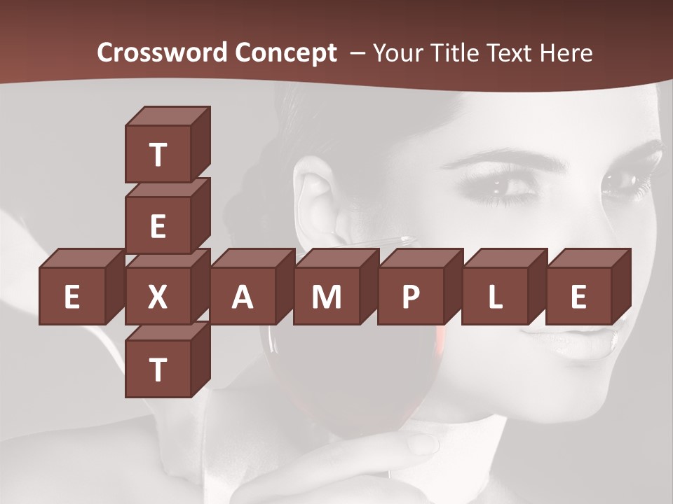 Health White Makeup PowerPoint Template