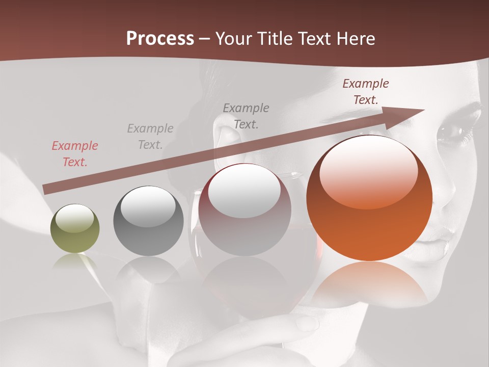 Health White Makeup PowerPoint Template