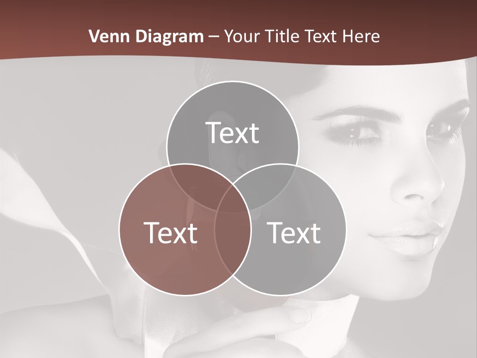 Health White Makeup PowerPoint Template