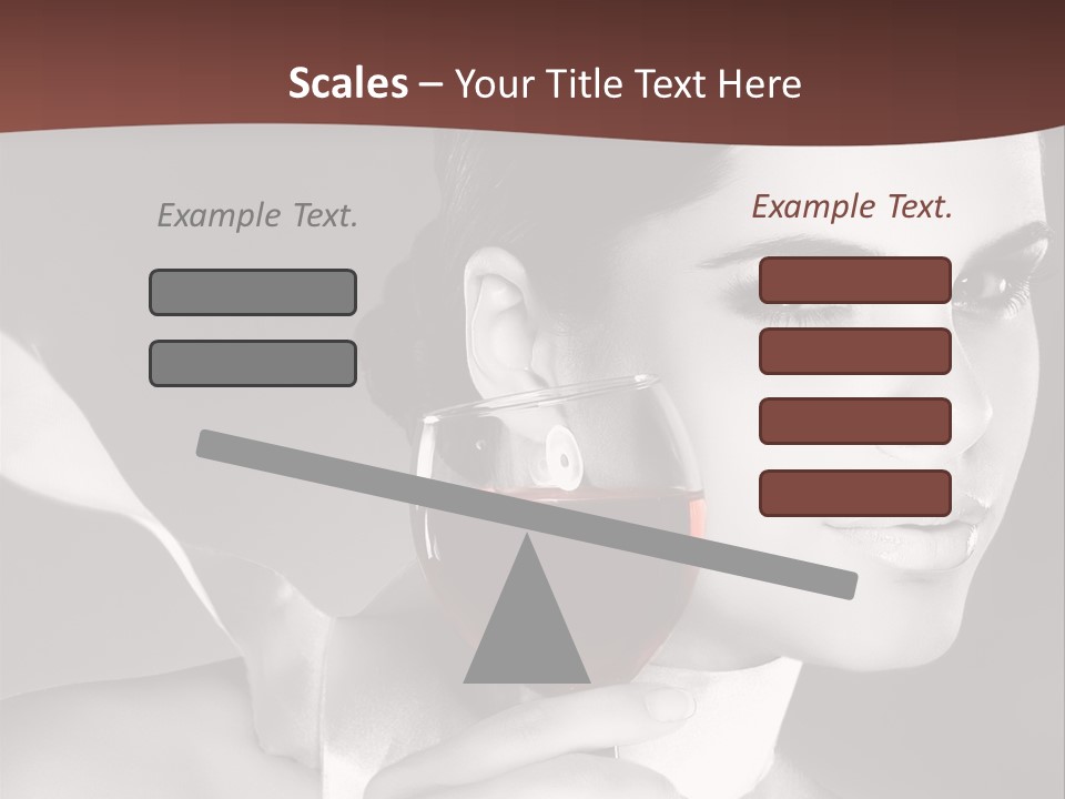 Health White Makeup PowerPoint Template