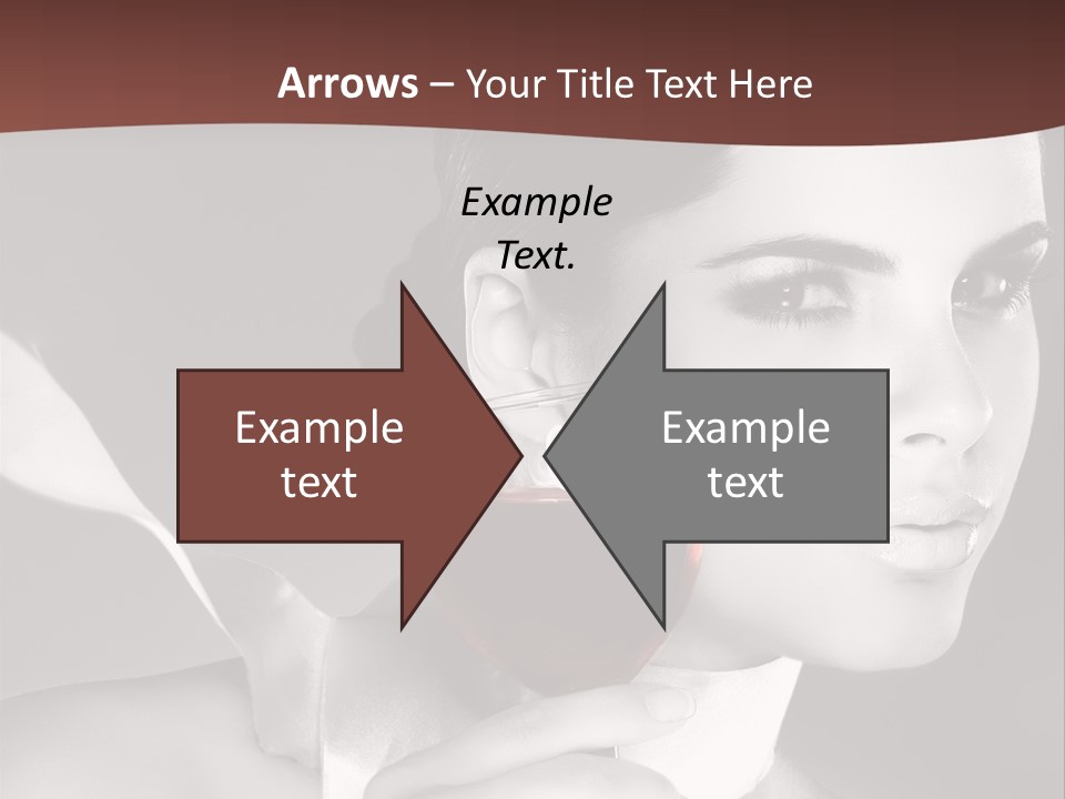 Health White Makeup PowerPoint Template