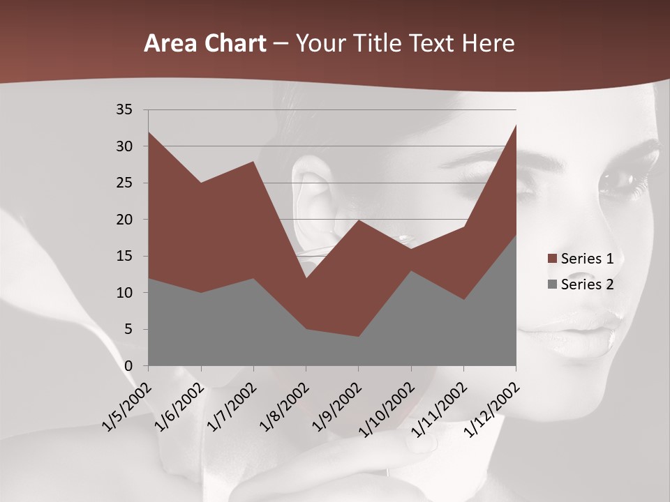 Health White Makeup PowerPoint Template