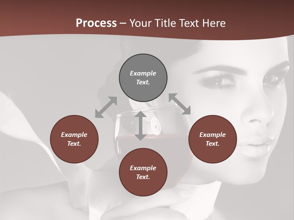 Health White Makeup PowerPoint Template
