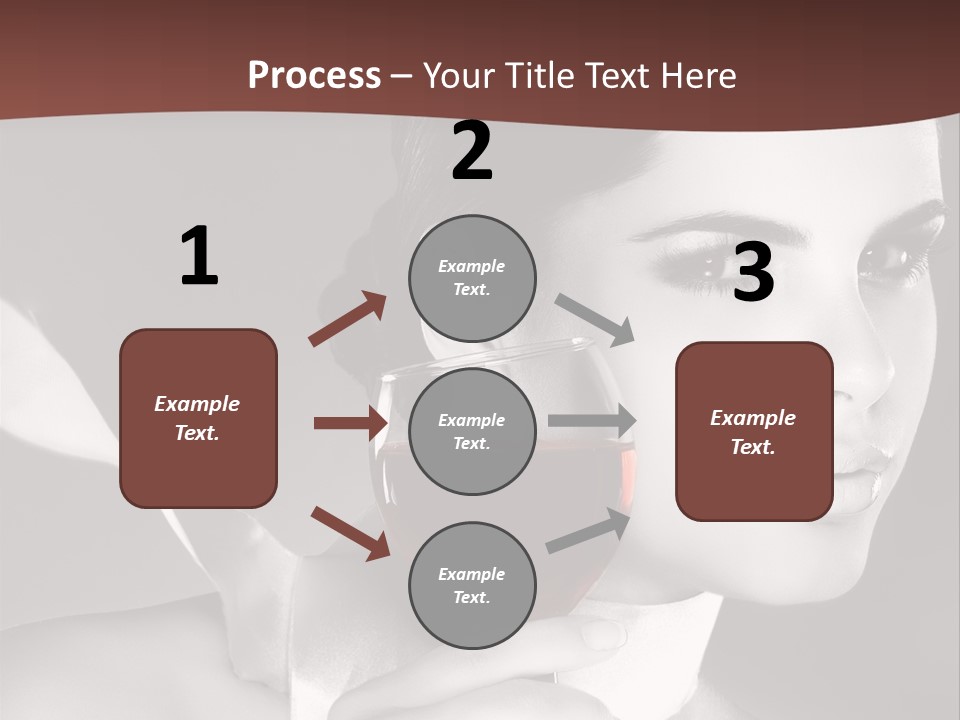 Health White Makeup PowerPoint Template