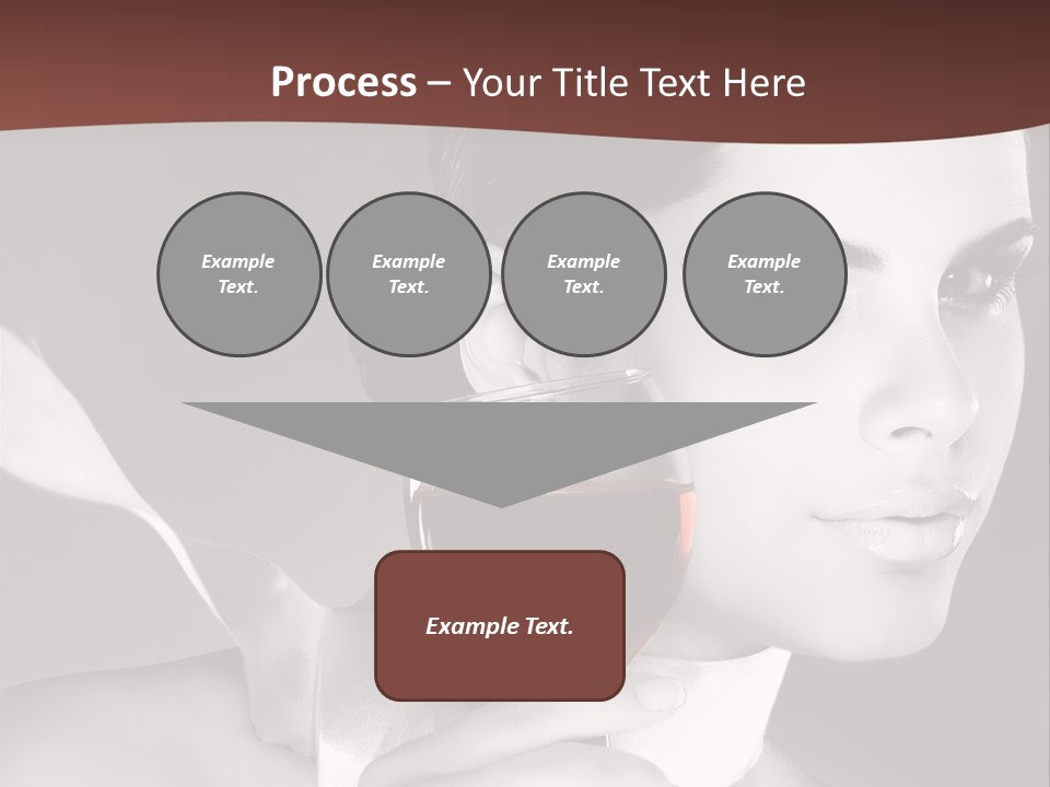 Health White Makeup PowerPoint Template