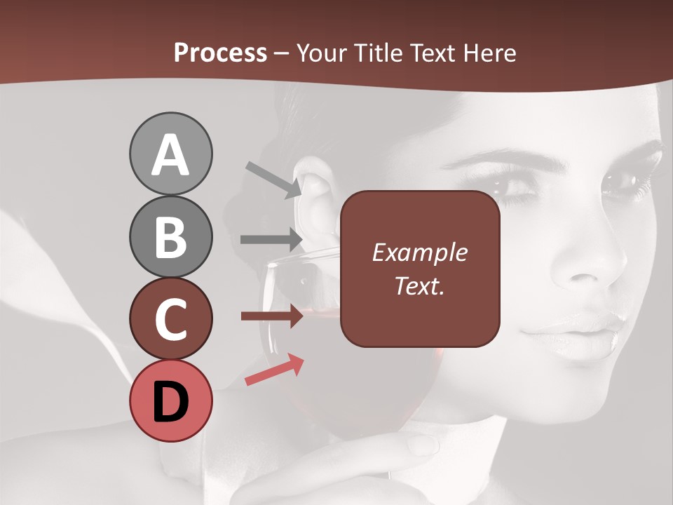 Health White Makeup PowerPoint Template