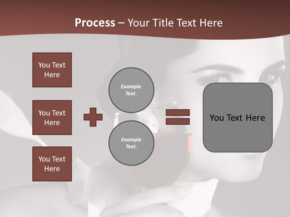 Health White Makeup PowerPoint Template