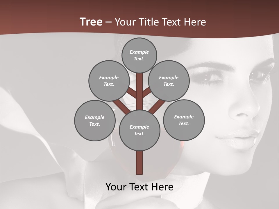 Health White Makeup PowerPoint Template