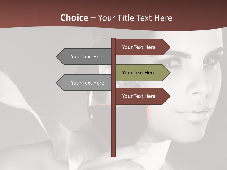 Health White Makeup PowerPoint Template