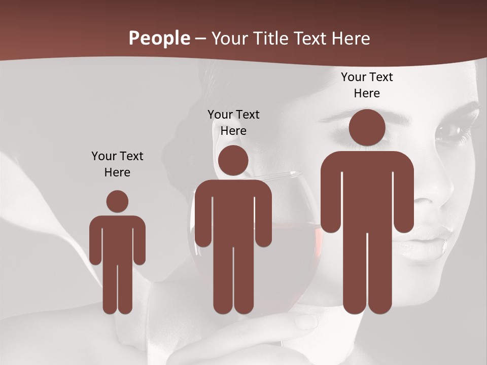 Health White Makeup PowerPoint Template